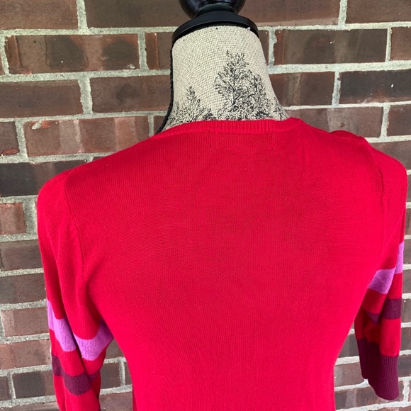 Loleenx red sweater 3/4 sleeve - Picture 5 of 8